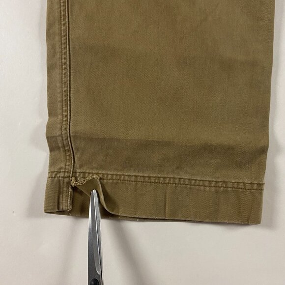 Abercrombie & Fitch Cargo Pants Vintage Fatigues Men 31 S Khaki Drawstring Baggy - Picture 6 of 14